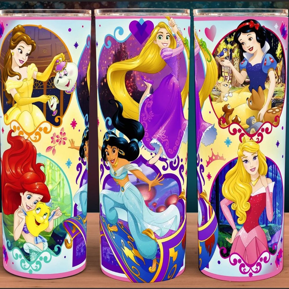 Cartoon Movie Princess Cup mug Tumbler 20oz
